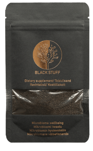 Black Stuff jauhe – vatsan ja suoliston mikrobiomin hyvinvointiin
