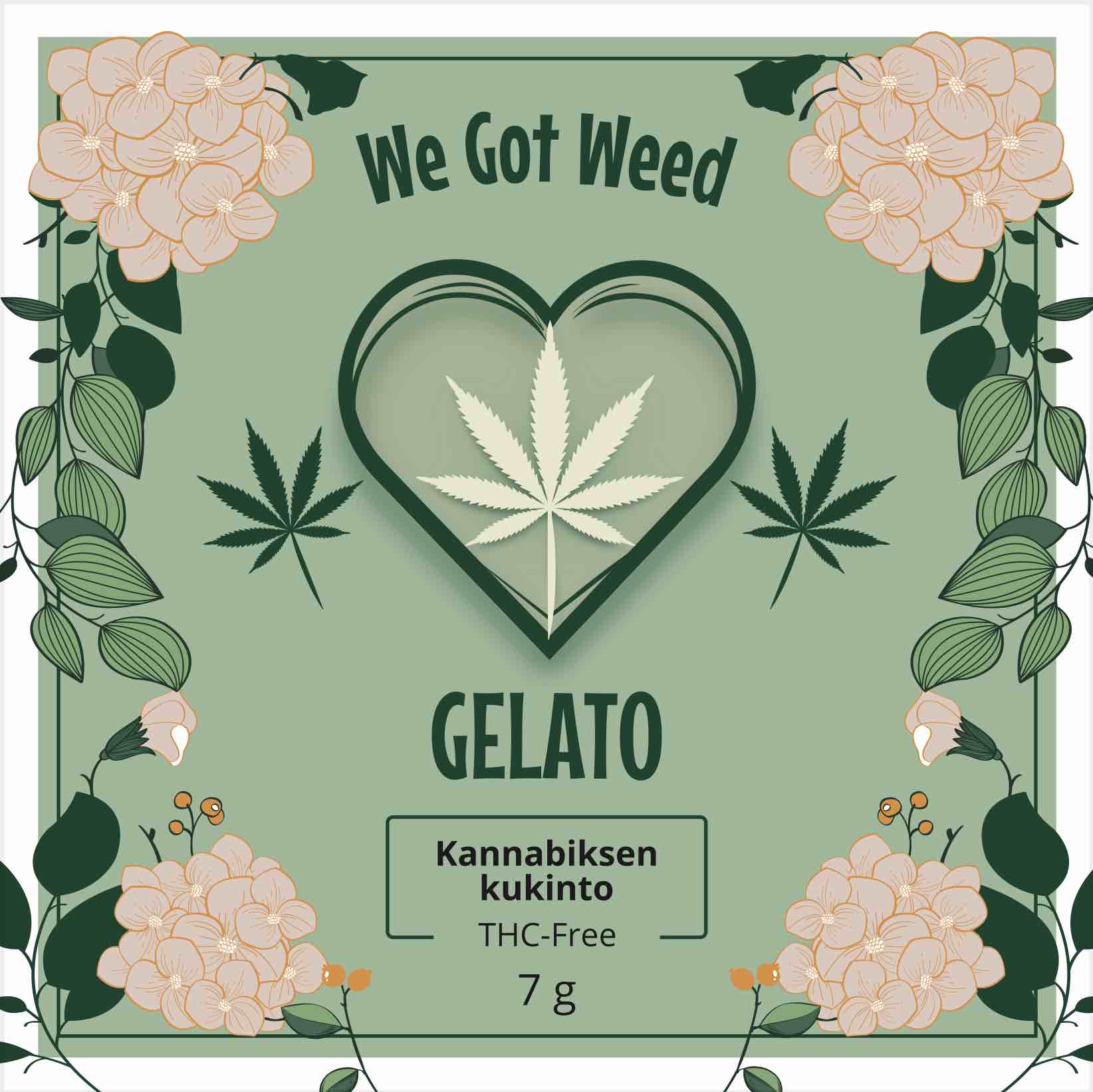 Gelato lajikkeen kukinto 1g, 3g & 7g pusseissa
