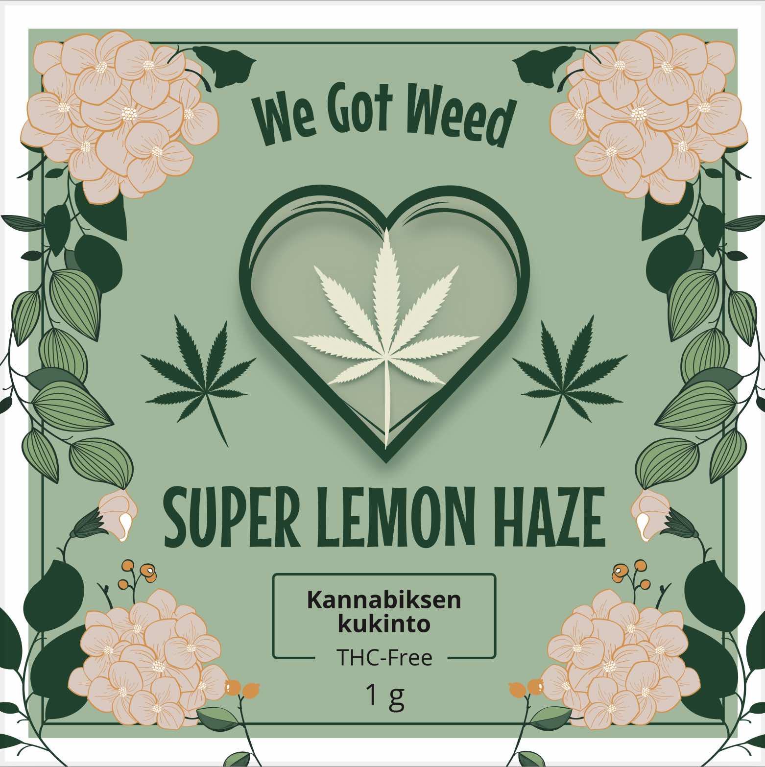 Super Lemon Haze lajikkeen kukinto, We Got Weed