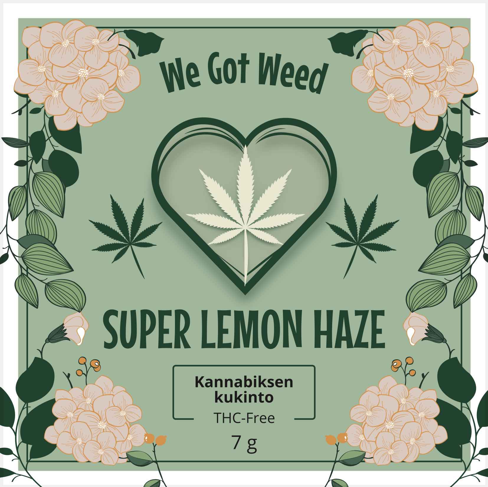 Super Lemon Haze lajikkeen kukinto, We Got Weed